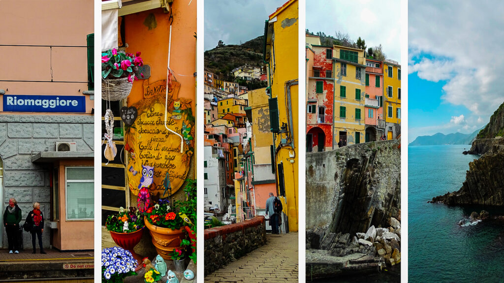 Solo trip to Cinque Terre - Riomaggiore Collage