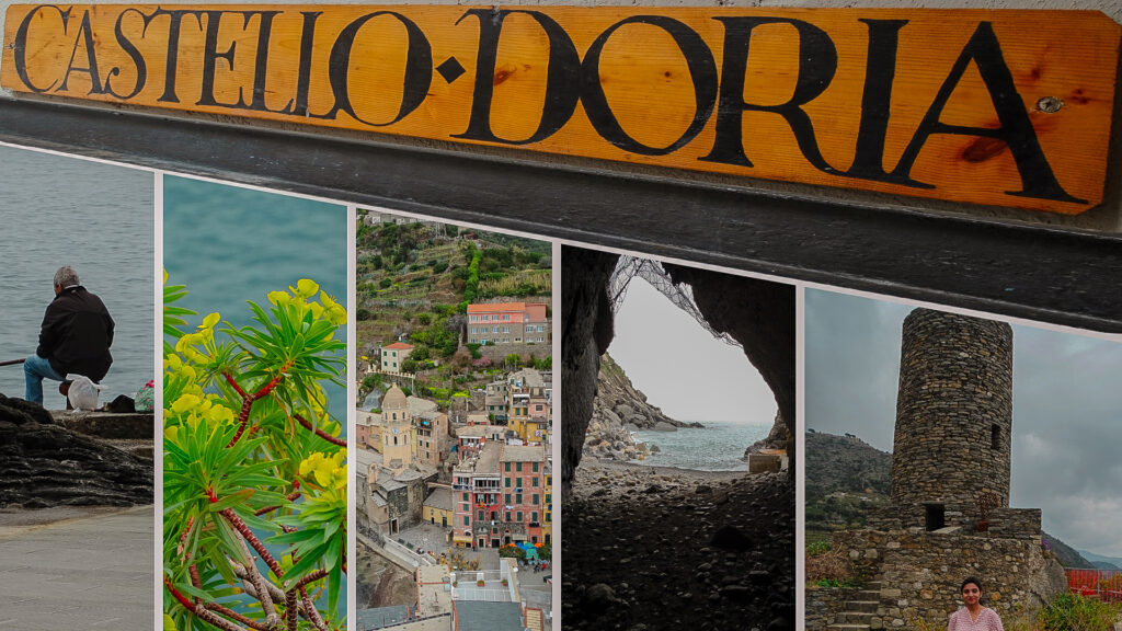 Solo trip to Cinque Terre - Vernazza Collage